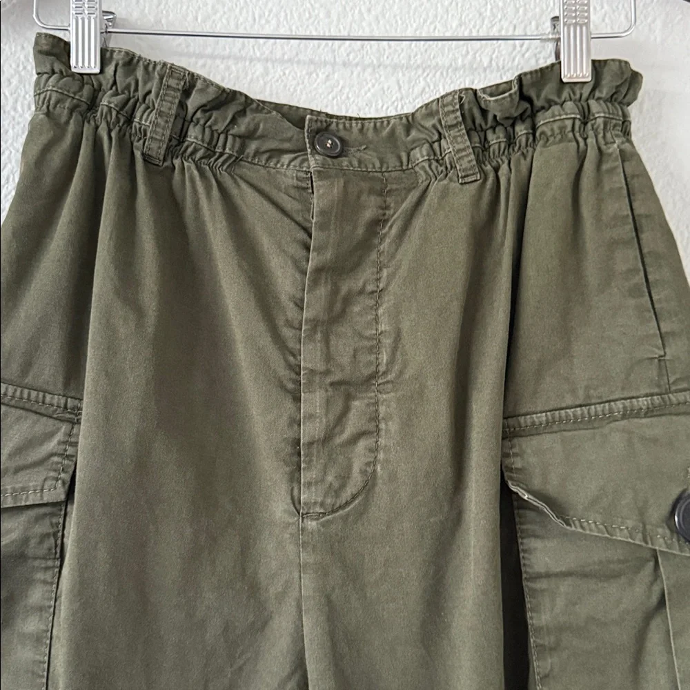 Dsquared‎ 2 Women’s Green Cargo Utility Hight Rise Short IT 40/US 4-6 2014 Y2K